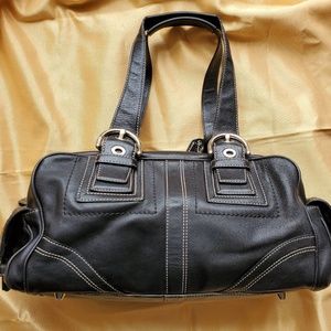 Coach Soho Black Leather Bag